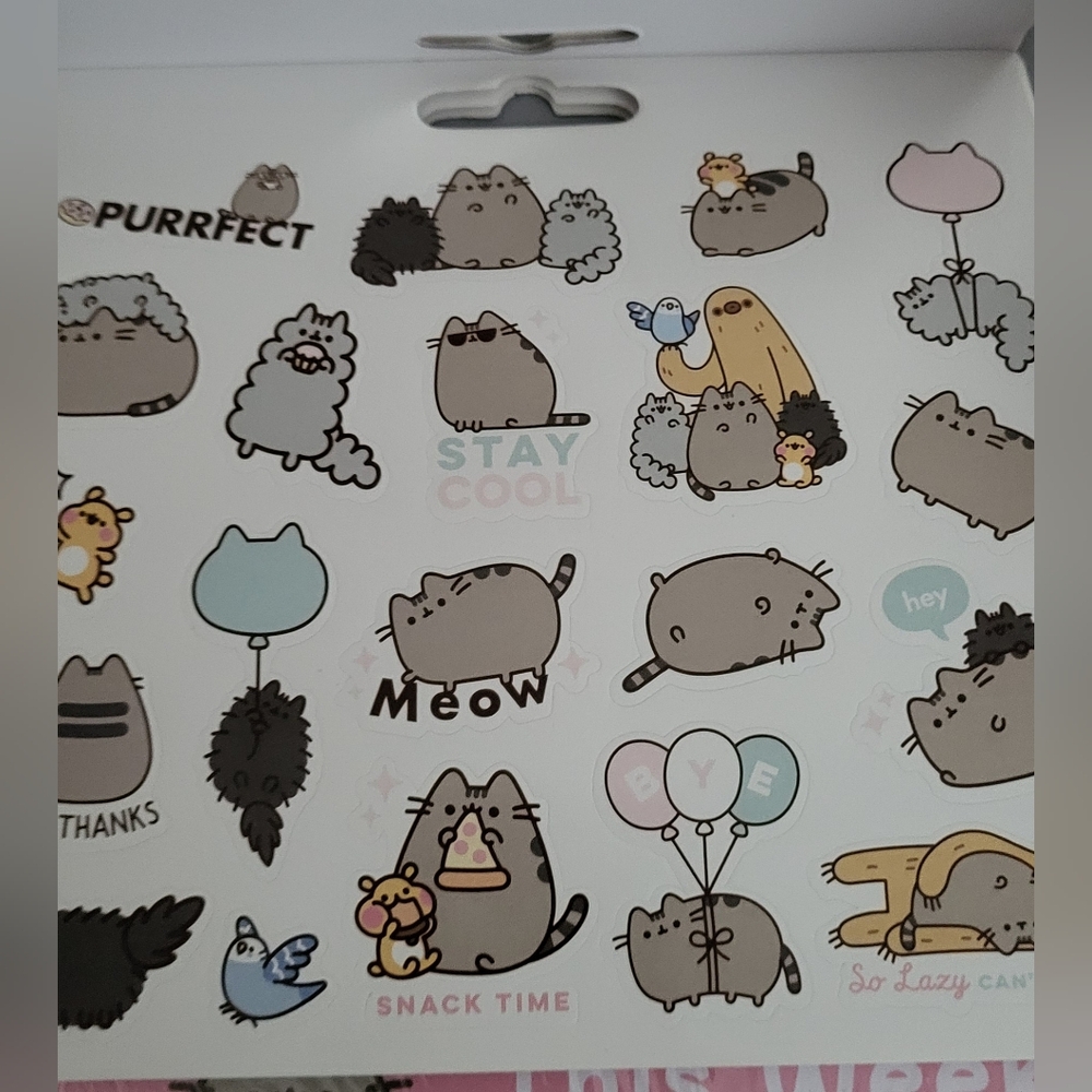 Pusheen Bundle -Snow Globe. Weekly planner With Pen and 120 Stickers - Picture 5 of 5